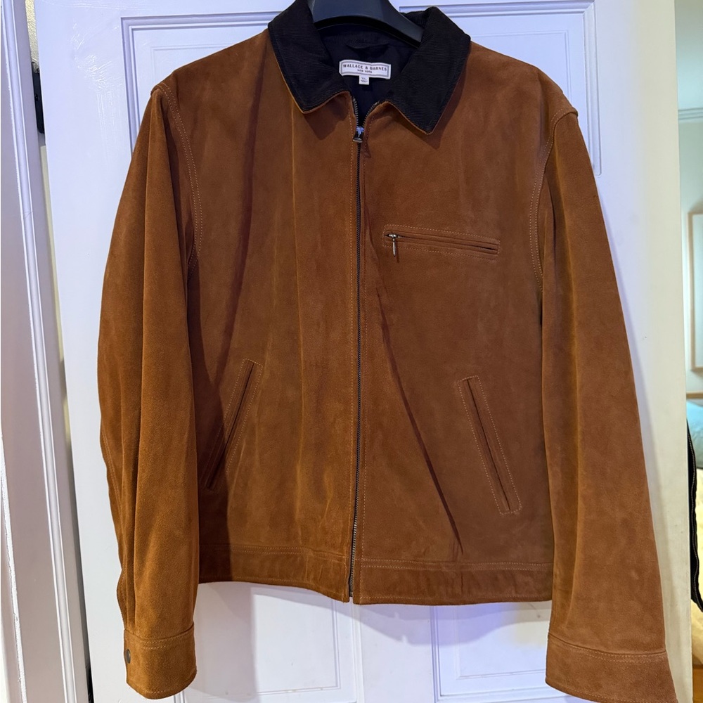 Limited edition Wallace and Barnes work jacket in suede